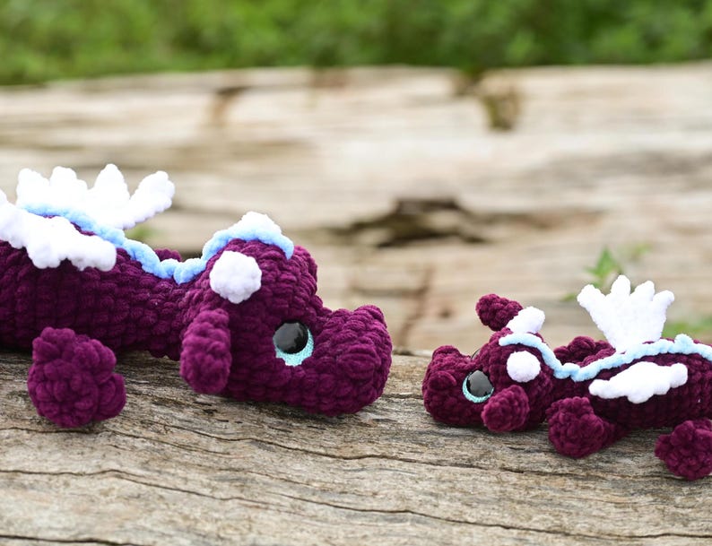 Fern the Dragon — Crochet Pattern (German PDF + Bonus)