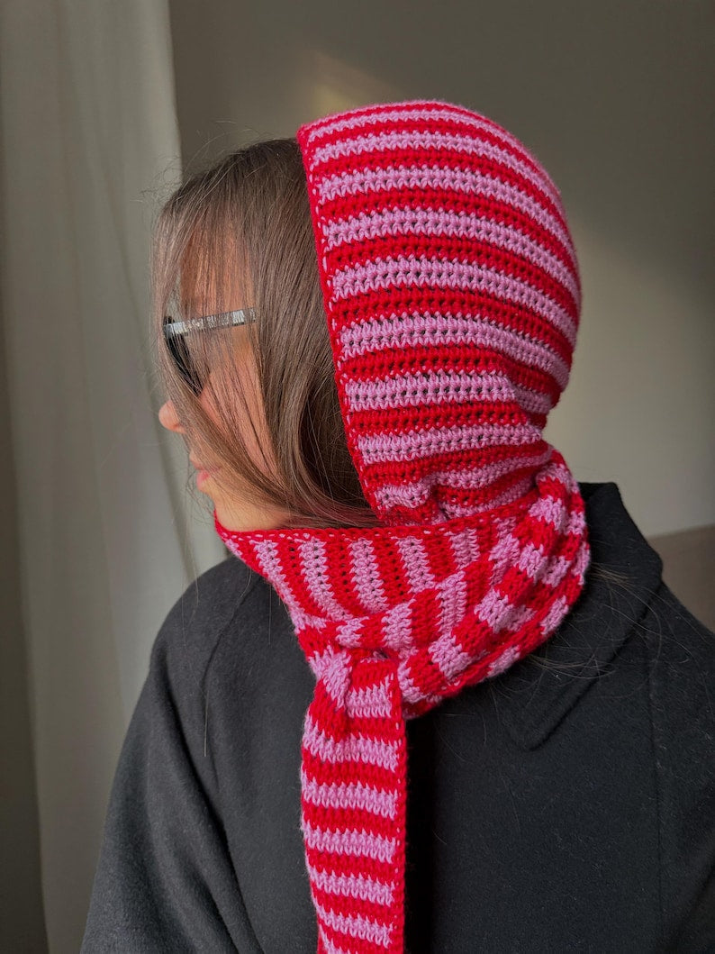 Hooded Scarf — Crochet Pattern