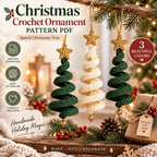 Spiral Christmas Tree Ornament — Crochet Pattern